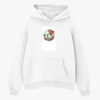 Толстовка худи оверсайз