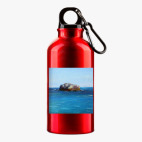 Металлическая бутылка 400 мл UV-DTF