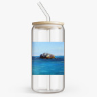 Банка с бамбуковой крышкой