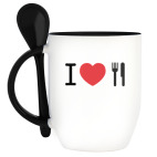 Кружка с ложкой