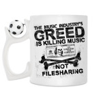 Кружка с футбольным мячиком