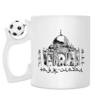 Кружка с футбольным мячиком