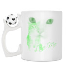 Кружка с футбольным мячиком