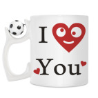 Кружка с футбольным мячиком