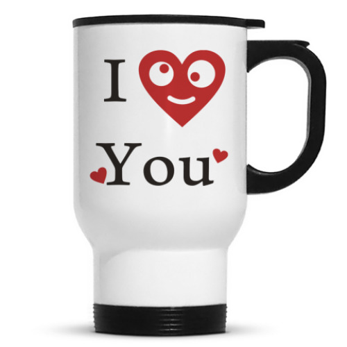 Кружка-термос I Love You | Я люблю тебя