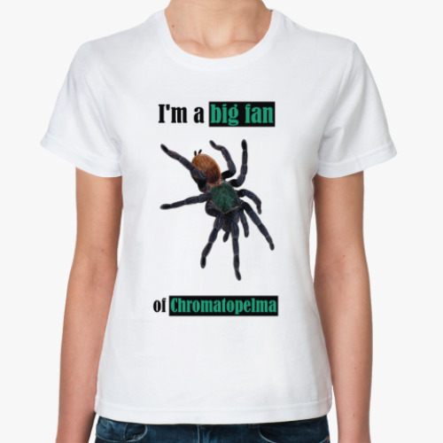 Классическая футболка с принтом Chromas