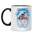 Кружка двухцветная