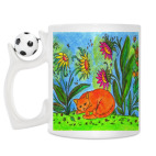 Кружка с футбольным мячиком