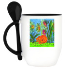 Кружка с ложкой