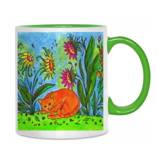 Кружка Кот спит