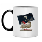 Кружка двухцветная