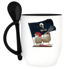 Кружка с ложкой