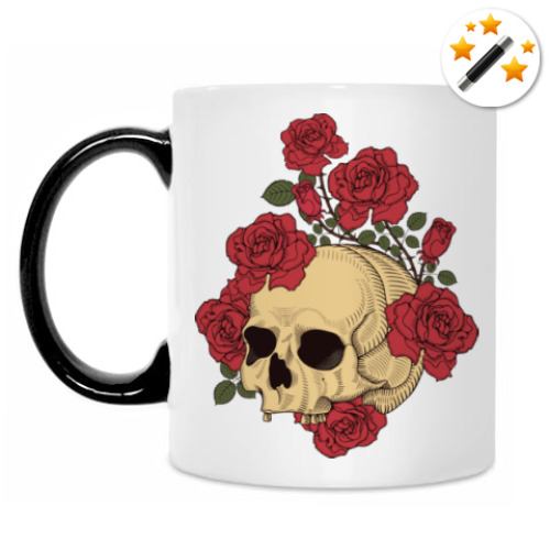 Кружка-хамелеон с принтом The Dead Garden