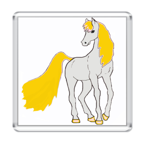 Магнит лошадка