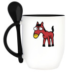 Кружка с ложкой