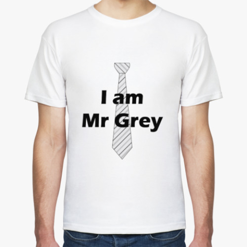 Футболка с принтом Я - Мистер Грей