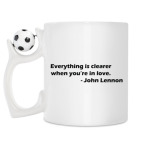 Кружка с футбольным мячиком