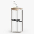 Банка с бамбуковой крышкой