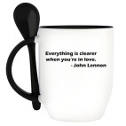 Кружка с ложкой