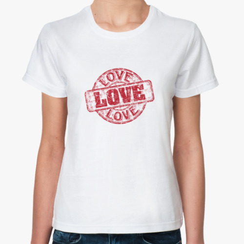 Классическая футболка Love