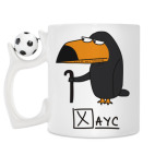 Кружка с футбольным мячиком