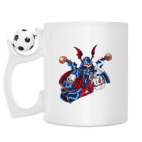 Кружка с футбольным мячиком