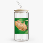 Банка с бамбуковой крышкой