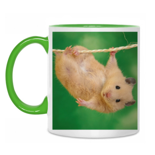 Кружка с принтом Хомяк