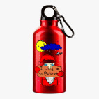 Металлическая бутылка 400 мл UV-DTF