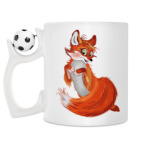 Кружка с футбольным мячиком