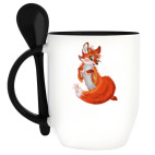 Кружка с ложкой