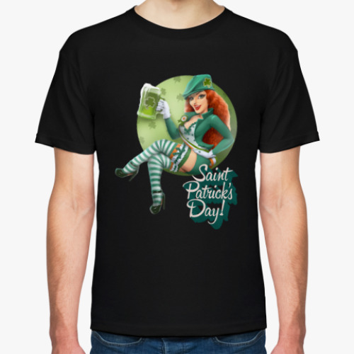 Футболка с принтом День Св.Патрика