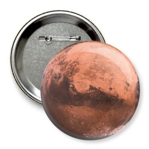 Значок 75мм Марс