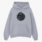 Толстовка худи оверсайз