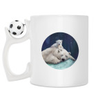 Кружка с футбольным мячиком