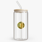 Банка с бамбуковой крышкой