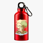 Металлическая бутылка 400 мл UV-DTF