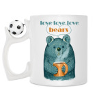 Кружка с футбольным мячиком