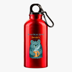 Металлическая бутылка 400 мл UV-DTF