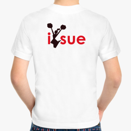 Детская футболка с принтом Я люблю Сью, а ты?