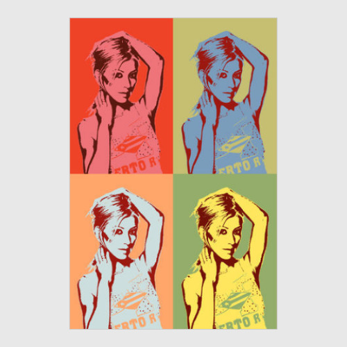 Постер с принтом Поп Арт