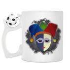 Кружка с футбольным мячиком