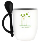 Кружка с ложкой