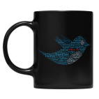 Кружка цветная UV-DTF