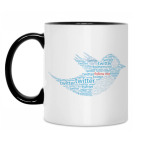 Кружка двухцветная