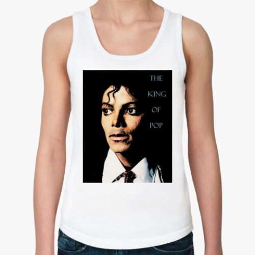 Женская майка с принтом Michael Jackson