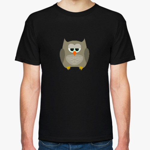 Футболка с принтом Сова