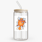 Банка с бамбуковой крышкой