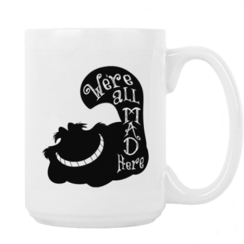 Кружка с принтом Алиса в стране чудес/ Alice in wonderland