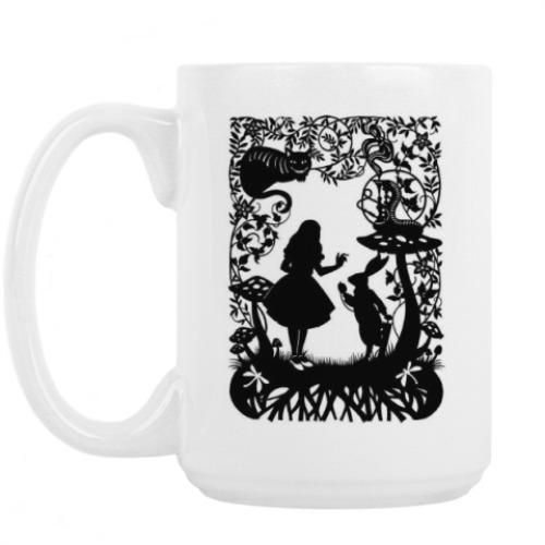 Кружка с принтом Алиса в стране чудес/ Alice in wonderland